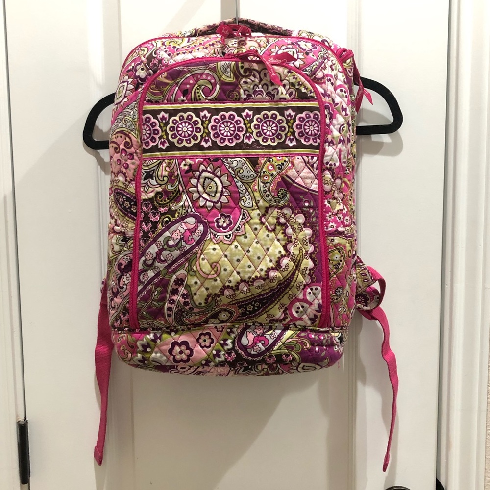 SOLD Vera Bradley Very Berry Paisley Backpack